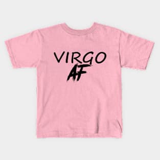 VIRGO AF BLACK Kids T-Shirt